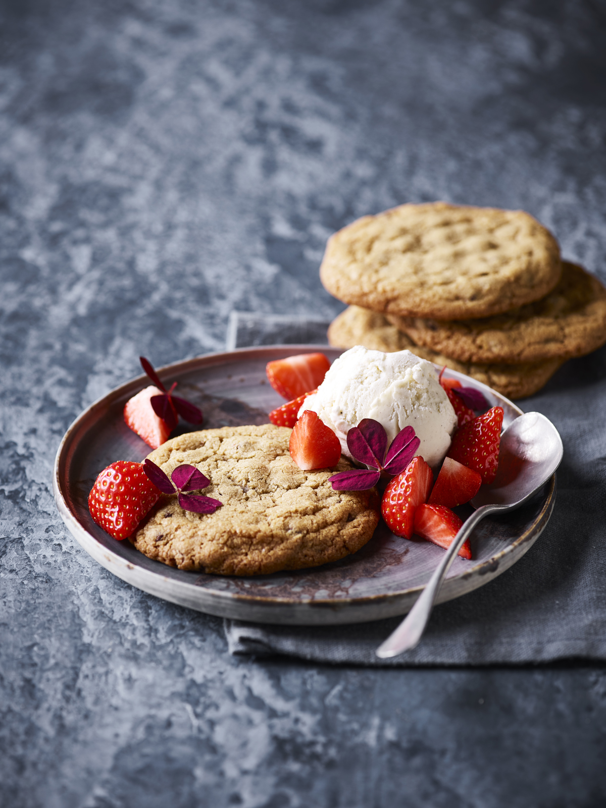 Grillede chocolate chip cookies Odense Marcipan