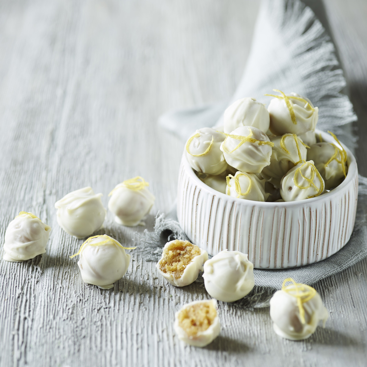 Ginger lemon drops Odense Marcipan